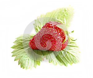 Isolated fruits - Strawberries