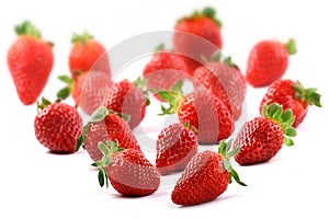 Isolated fruits - Strawberries