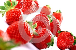 Isolated fruits - Strawberries