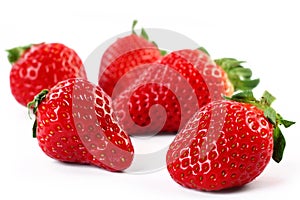 Isolated fruits - Strawberries