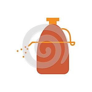 Isolated fumigation bottle flat style icon vector design