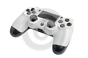 Isolated game joystick controller on transparent background