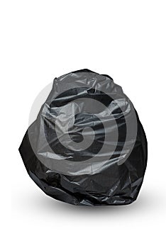 Isolated of garbage bag on white background