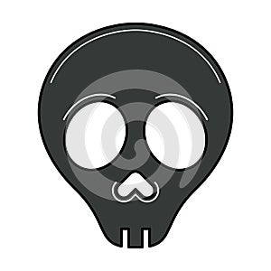 Isolated gas mask icon