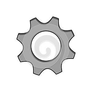 Isolated gear machine part design