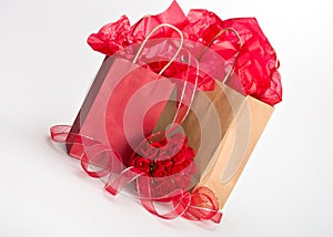 Isolated gift bags