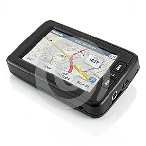 Location GPS on white background