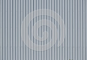 Isolated grey corrugated metal sheet