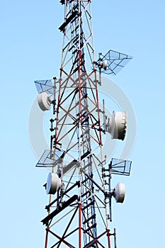 Isolated group of GSM radio antennas