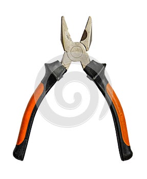 Isolated Grungy Pliers