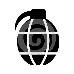 Isolated hand grenade icon