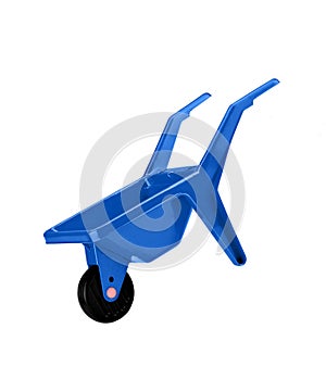 Isolated handtruck on white background