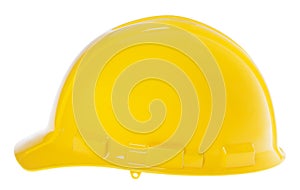 Isolated Hard Hat - Side Yellow