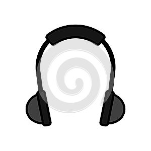 Isolated headphones icon
