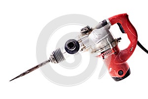 Isolated heavy rotary hammer