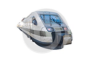 Isolated high speed passenger train driver`s cab rail