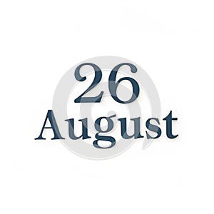26 August Icon