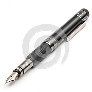 Pen tool on white background photo