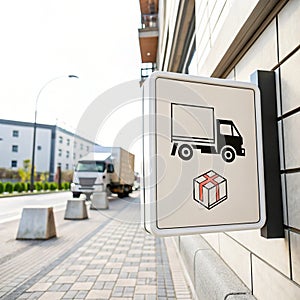 Logistic Delivery Icon photo