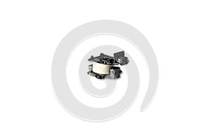 Isolated image of coil magnet on white background