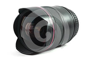 Isolated image of a fisheye lens