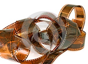 Isolated image of photographic film