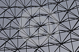 Isolated image of the steel lattice