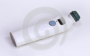 Isolated image of white temporal thermometer scanner