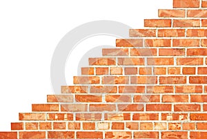 Isolated increasing brick wall