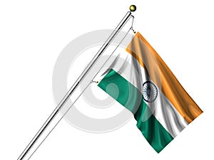 Isolated Indian Flag