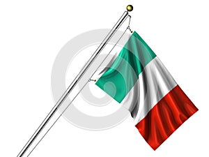 Isolated Italian Flag