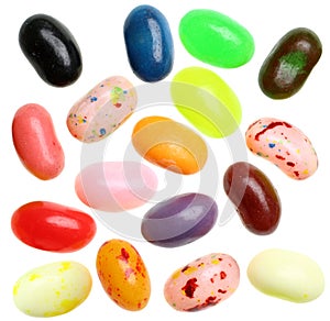 Isolated Jelly Beans