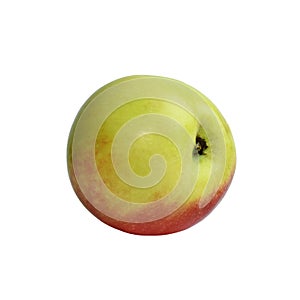 Isolated juicy ripe apple on a white background