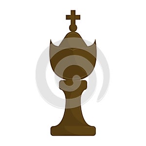 Isolated king chess piece icon