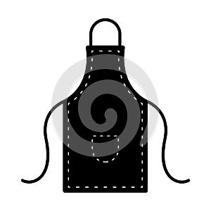 Isolated kitchen apron icon photo