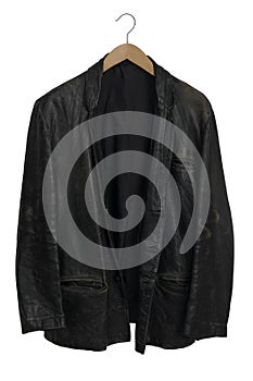 Isolated Leather Jacket