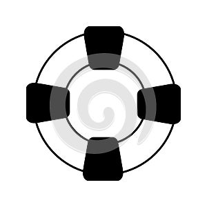 Isolated lifesaver icon