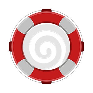 Isolated lifesaver icon