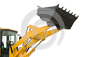 Isolated loader shovel