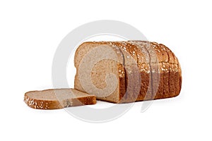 Isolated loaf of bread photo