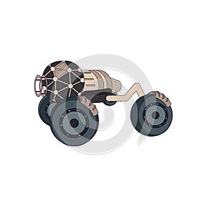 Isolated lunar roving vehicle