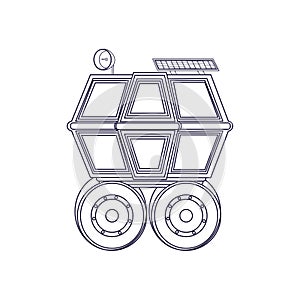 Isolated lunar roving vehicle