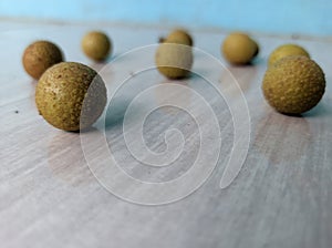 Dried Longans Isolated