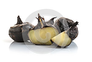 Isolated macro image of water chestnut
