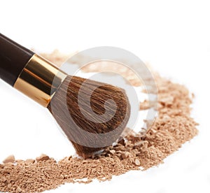 Isolated make-up powder