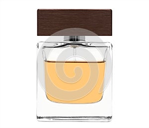 Isolated male perfume bottle