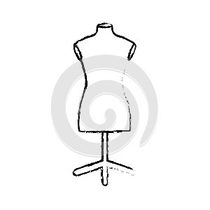 isolated mannequin body