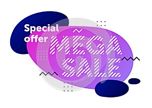 Isolated mega wholesale special marketing offer badge