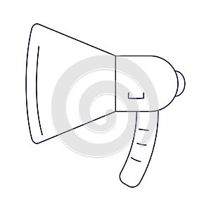 Isolated megaphone icon vector design