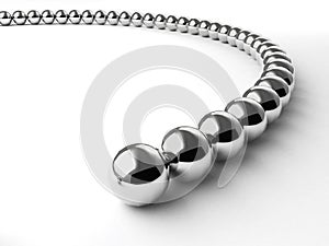 Isolated metal chain